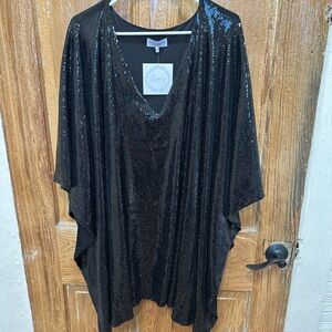 Ripley Rader Black Sequin Dress
